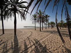 Stranden aan de Costa del Sol